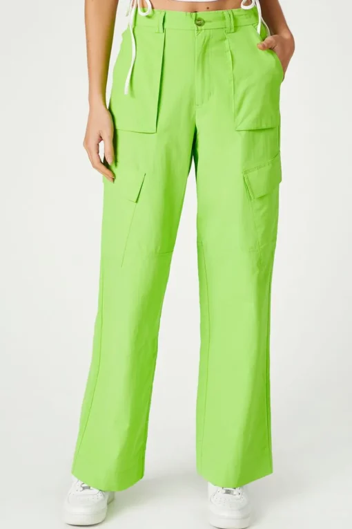 Wide-Leg Cargo Pants