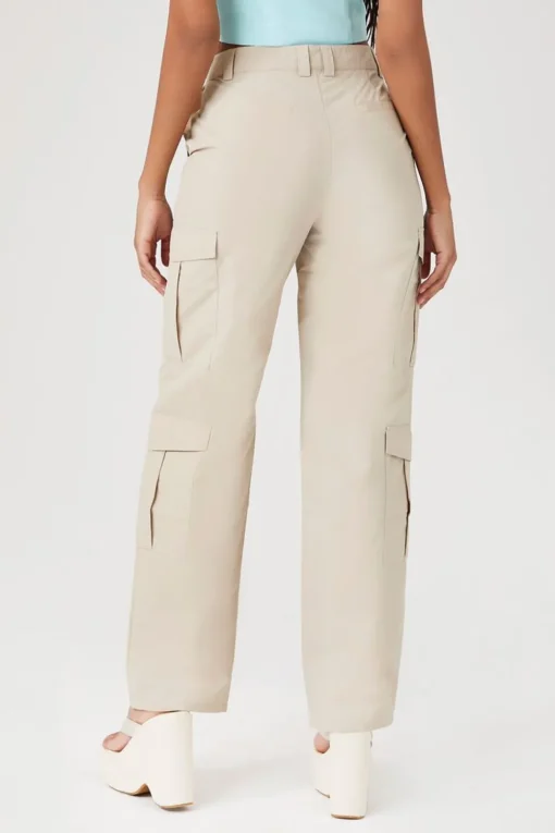 Wide-Leg Cargo Pants