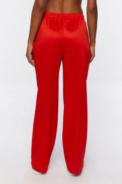 Wide-Leg Mid-Rise Pants
