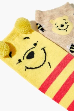 Winnie The Pooh Ankle Socks - 2 Pack