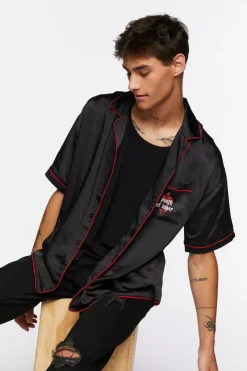 Youth Of Today Graphic Satin Shirt