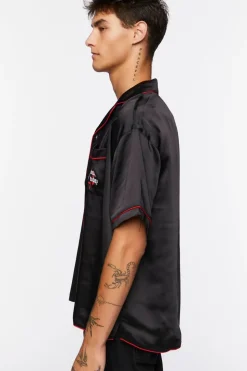 Youth Of Today Graphic Satin Shirt