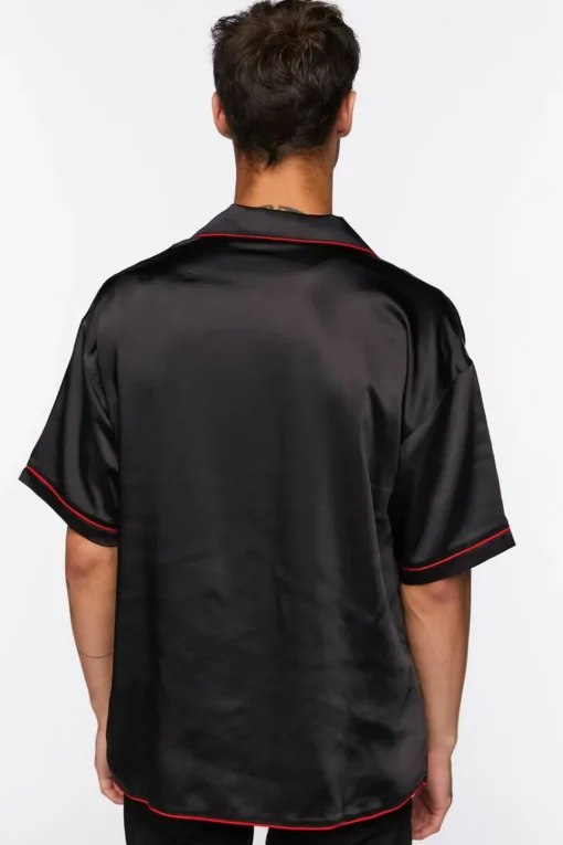Youth Of Today Graphic Satin Shirt