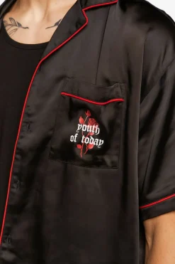 Youth Of Today Graphic Satin Shirt