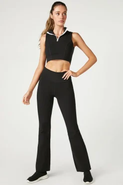 Zip-Up Longline Sports Bra