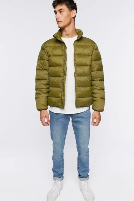 Zip-Up Puffer Jacket